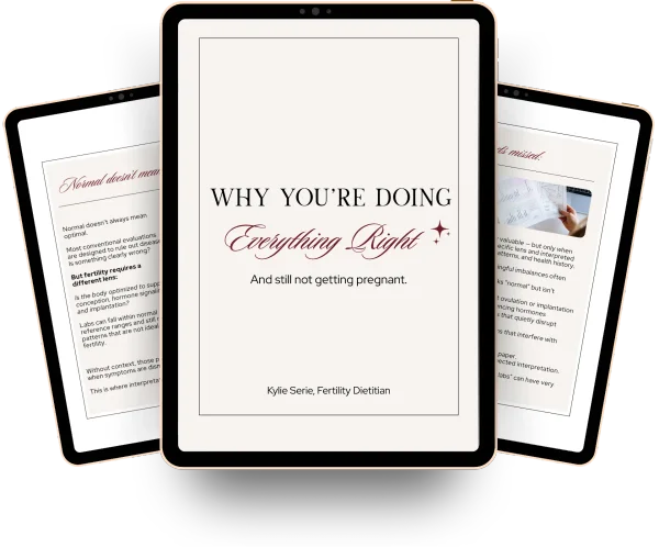 Why You’re Doing Everything Right and Still Not Getting Pregnant guide cover